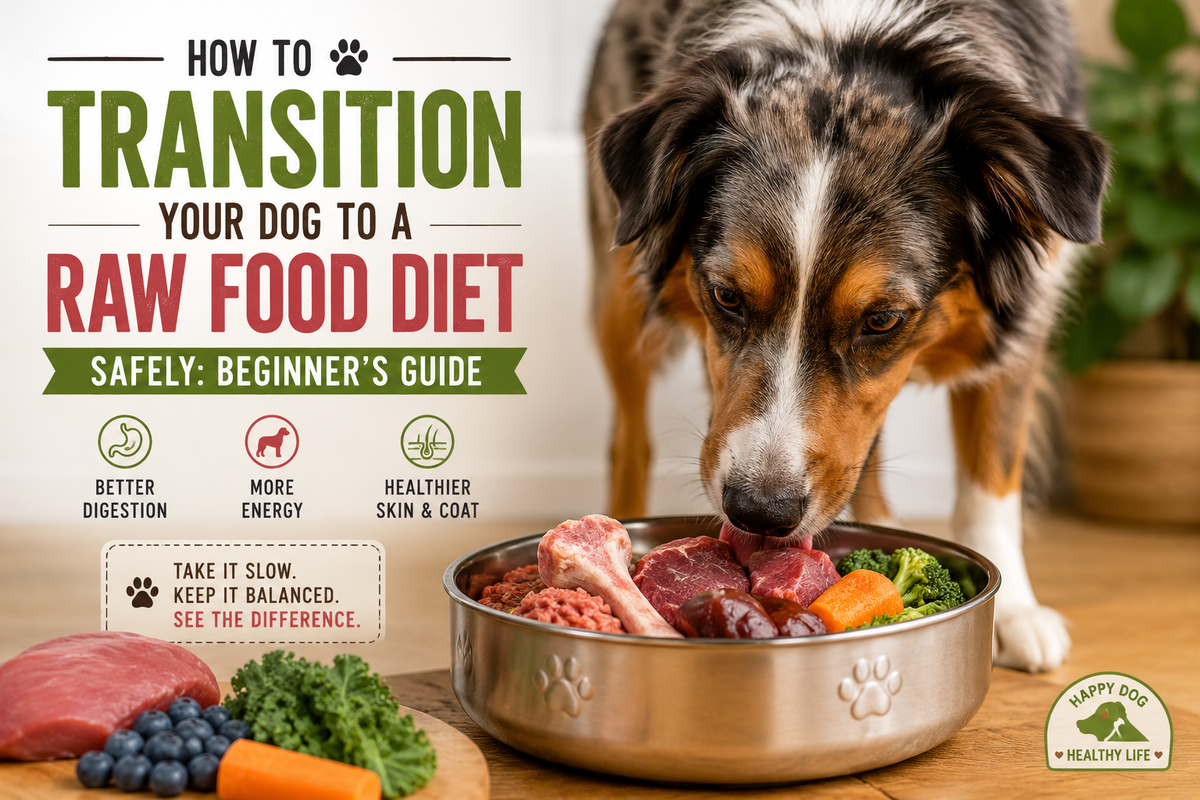 How to Transition Your Dog to a Raw Food Diet Safely: Beginner’s Guide ...