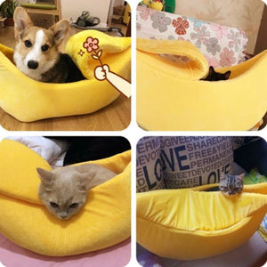 Novelty Banana Cat Bed