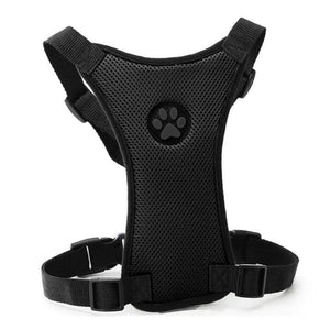 Breathable Dog Car Harness with Seat belt Leash