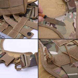 Dog Military Harness with Handle