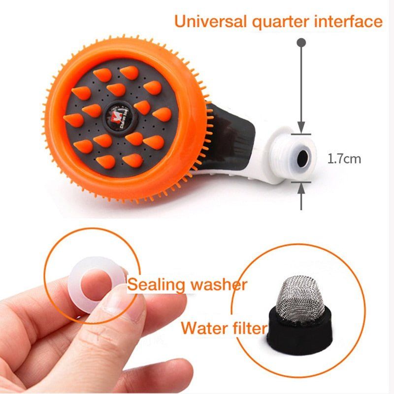 Multi Functional Dog Shower Head Attachment