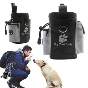 Dog Treat Pouch with Built in Poop Bag Dispenser