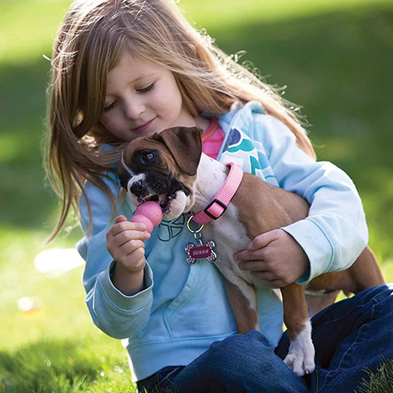 KONG Classic Dog Toy in natural rubber, perfect for teething, chewing, and treat-dispensing. Available in sizes XS-XXL for all dog breeds. Durable and trusted by pet parents and veterinarians. #KongClassicDogToy #DogChewToy #TeethingToy