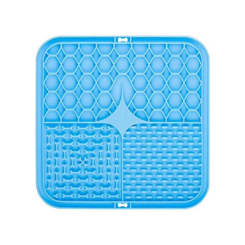 Lick Mats for Dogs - Abound Slow Feeding Silicone Mat for Anxiety Relief, Grooming Distraction, and Improved Digestion - Durable, Easy to Clean, Non-Slip, and Safe for All Dog Breeds