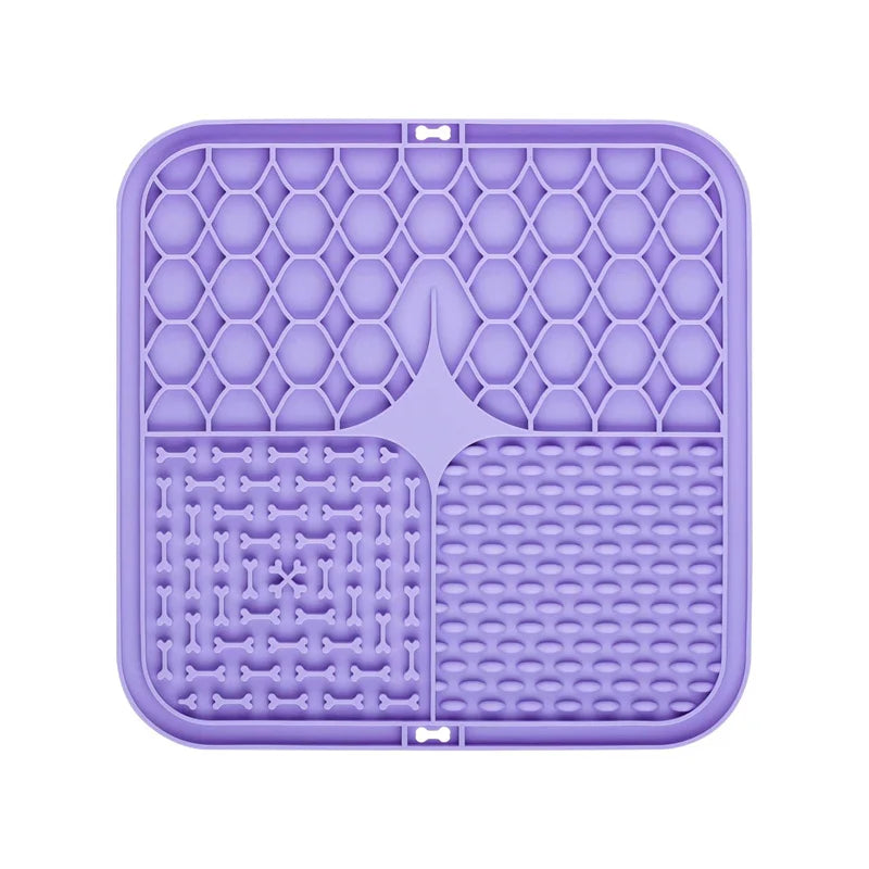 Lick Mats for Dogs - Abound Slow Feeding Silicone Mat for Anxiety Relief, Grooming Distraction, and Improved Digestion - Durable, Easy to Clean, Non-Slip, and Safe for All Dog Breeds