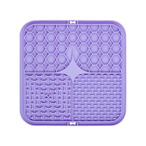 Lick Mats for Dogs - Abound Slow Feeding Silicone Mat for Anxiety Relief, Grooming Distraction, and Improved Digestion - Durable, Easy to Clean, Non-Slip, and Safe for All Dog Breeds