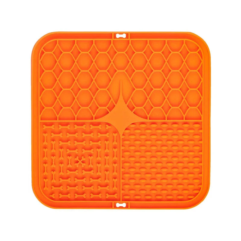 Lick Mats for Dogs - Abound Slow Feeding Silicone Mat for Anxiety Relief, Grooming Distraction, and Improved Digestion - Durable, Easy to Clean, Non-Slip, and Safe for All Dog Breeds