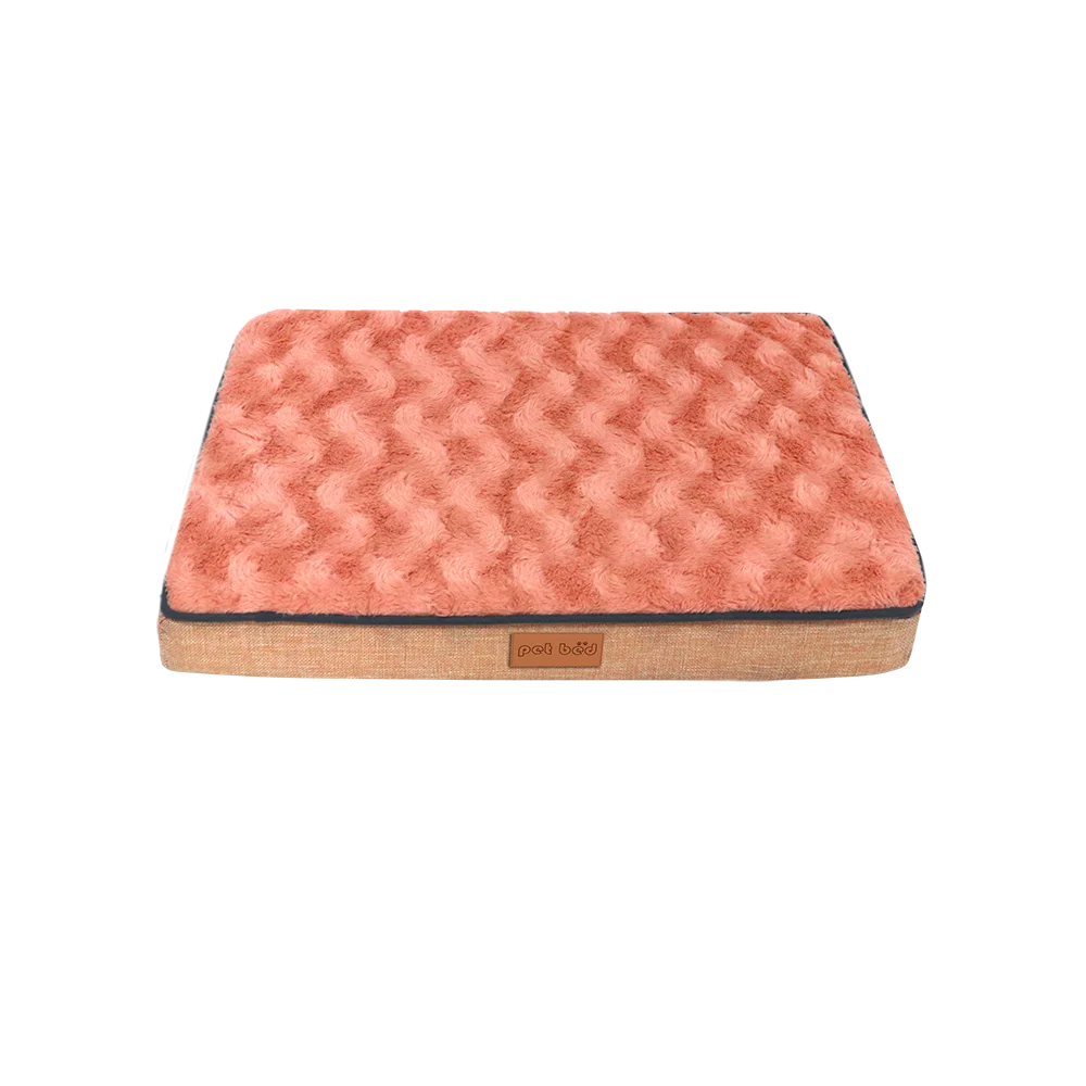 Memory Foam Dog Bed with Orthopedic Support, Waterproof Lining, Removable Washable Faux Fur Cover, and Anti-Slip Bottom for Ultimate Pet Comfort