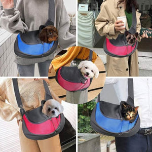 Travel Safe Pet Sling Carrier for Small Dogs & Cats (up to 10 lbs)