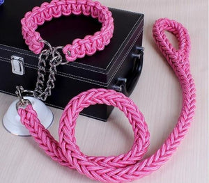 Double Strand Dog Rope Leash for Large Dogs