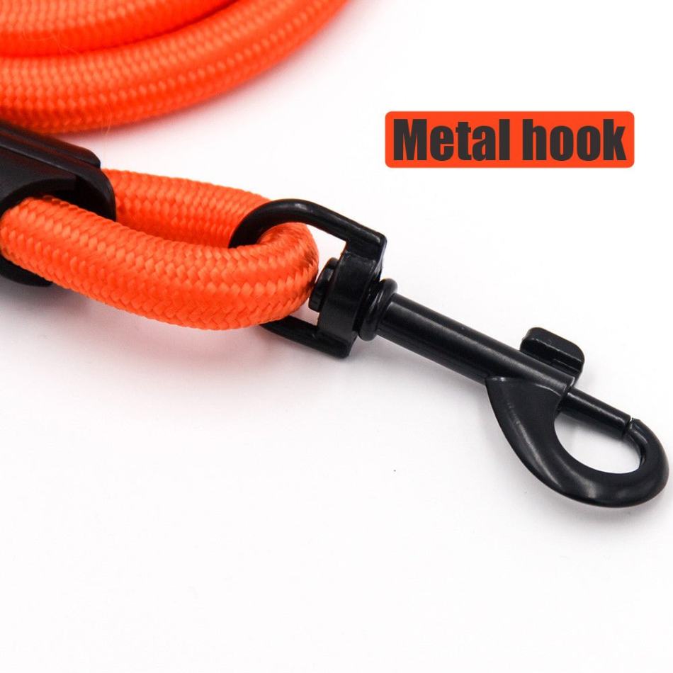 Comfortable 4ft Shock Absorbing Dog Leash with Comfy Foam Handle