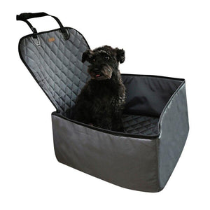 2-In-1 Dog Booster Seat & Car Seat Protector - Safe and Comfortable Travel for Dogs | Abound Pet Supplies - Dog car booster seat with adjustable straps, safety harness, and supportive cushion for secure car rides. Fits most cars, trucks, and SUVs. Made from waterproof, stain-resistant, and washable materials for easy cleaning and durability. Ideal for pet safety and comfort during travel.