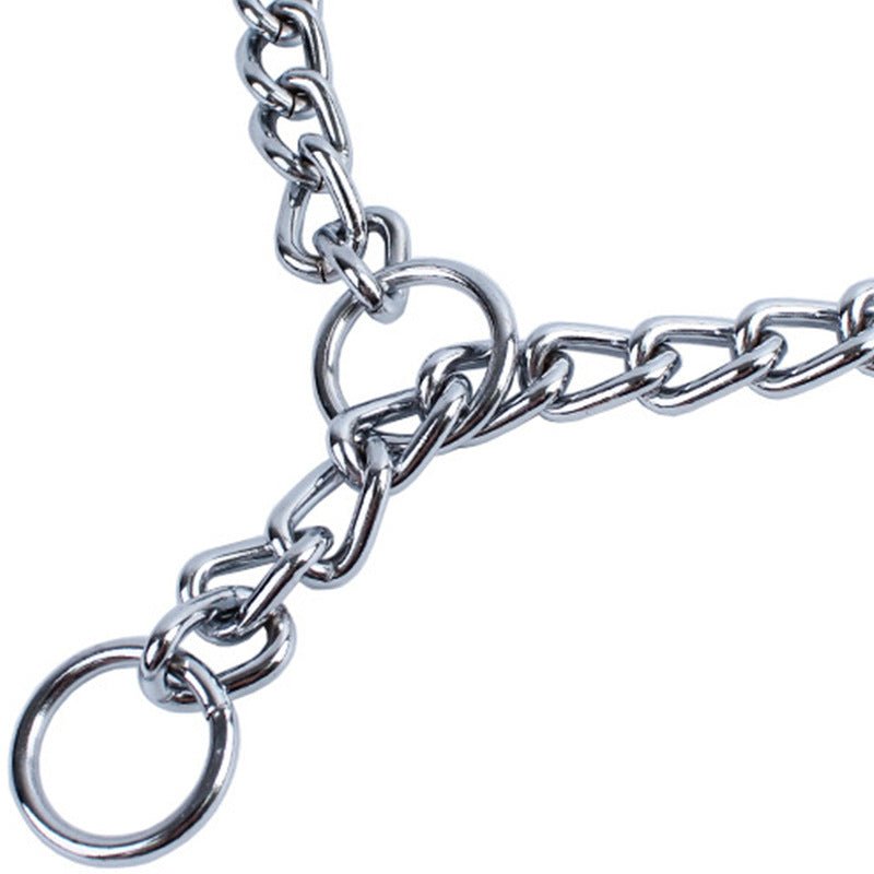 4 Size Stainless Steel Adjustable Chain Collar For Dogs - Abound Pet Supplies