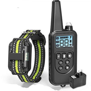 800m Electric Dog Training Collar with LCD Display Remote - Abound Pet Supplies