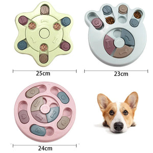 Dog Puzzle Toys - Increase IQ, Interactive Turntable Dog Toy - Abound Pet Supplies