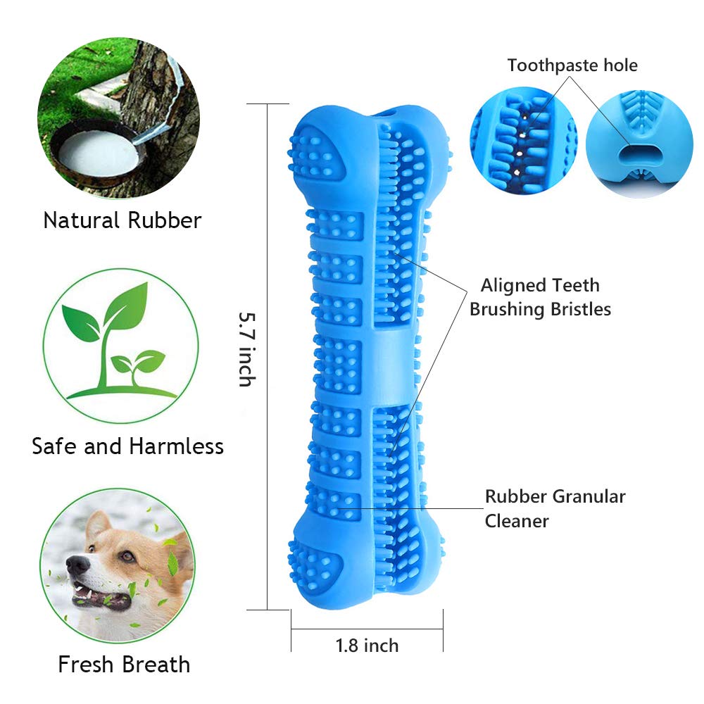 Dog Toothbrush Stick & Chew Toy - Abound Pet Supplies