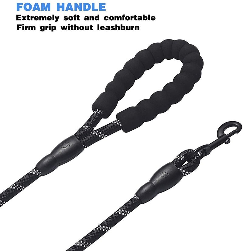 Dual Dog Leash with 360 Degree Swivel - Abound Pet Supplies