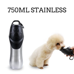 Insulated Stainless Steel Water Bottle for Dogs - Abound Pet Supplies