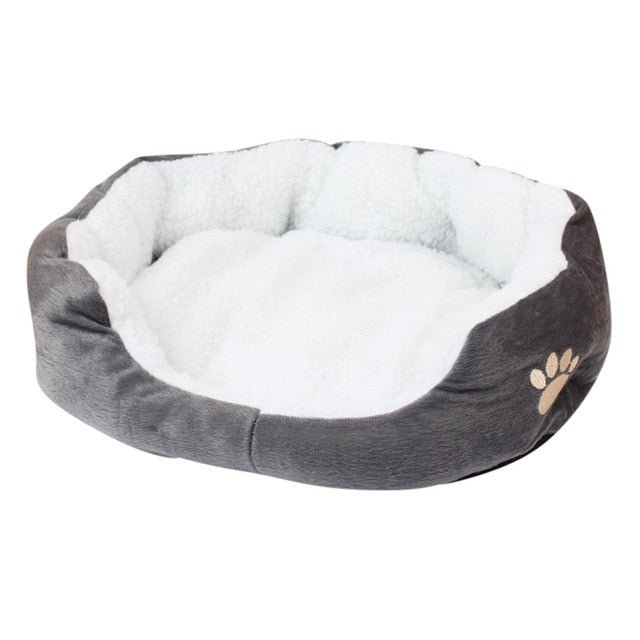 Large Dog Bed (60x50cm) for Medium and Large Dogs – Cozy Pet Bed with Raised Sides, Provides Joint Support, Warmth, and Security – Ideal for Nesting and Lounging, Durable and Comfortable Design