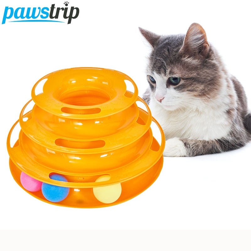 cat toy ball track