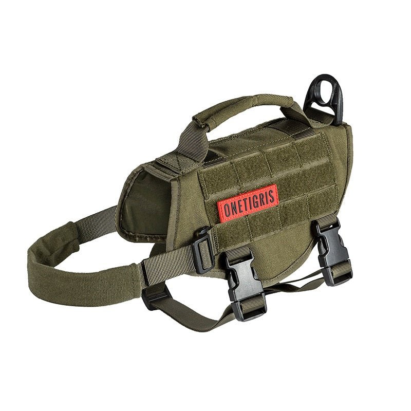 Tactical Dog Vest with Durable Vertical Handle for Small Dogs - Abound Pet Supplies